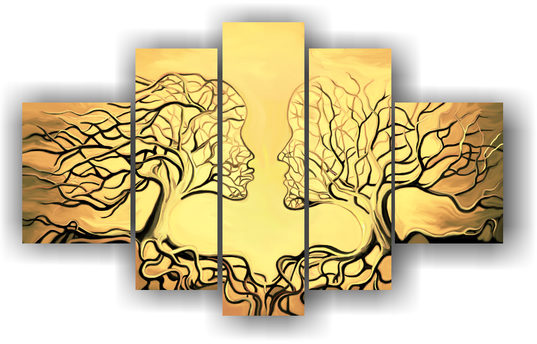 tablouri abstracte - indragostiti b  tablouri abstracte - indragostiti b